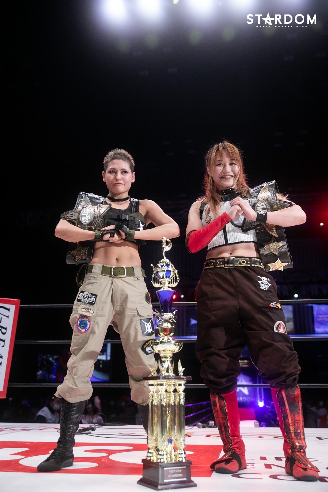 貴重品✨スターダム 2019年4月 ポスター 女子プロレス STARDOM 2021年4月4日 『U-REALM Presents YOKOHAMA DREAM CINDERELLA 2021 in