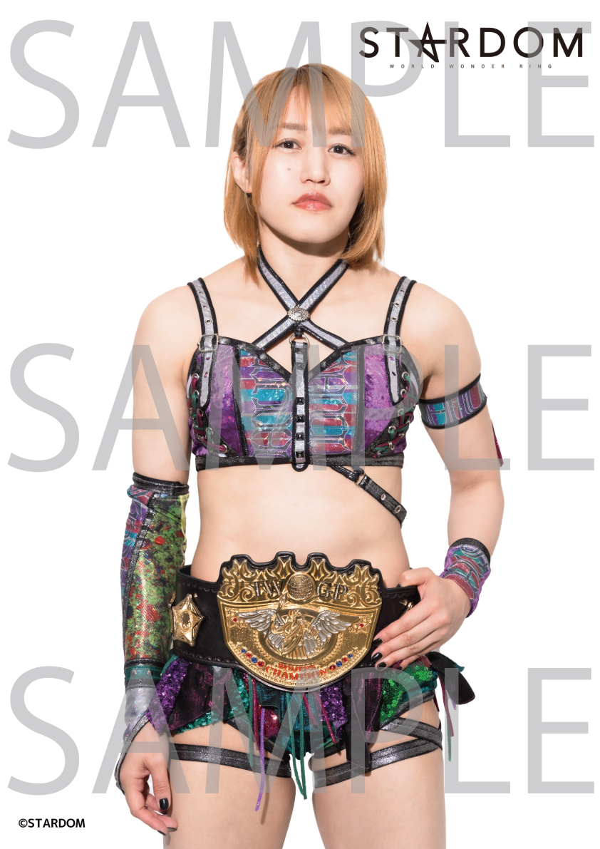 スターダム　AZM選手　2021等身大タペストリー お宝決定！ 大好きなAZM選手のメッセージ入りタペストリーが届き
