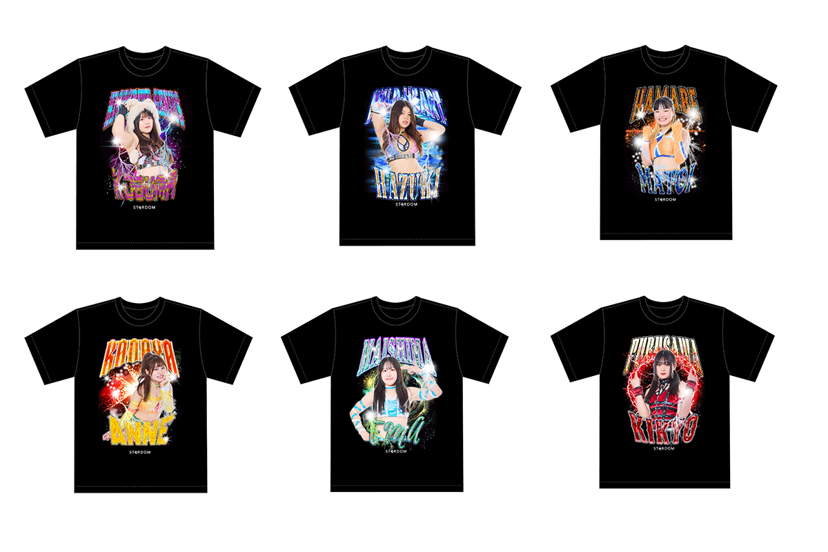 スターダム　なつぽい選手　ラップTシャツ スターダム なつぽい選手 ラップTシャツ スターダム なつぽい