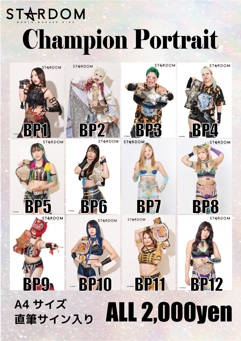 スターダム STARDOM VIP席特典 横浜武道館 直筆サイン入りポスターb スターダム STARDOM VIP席特典 横浜武道館 直筆サイン入り