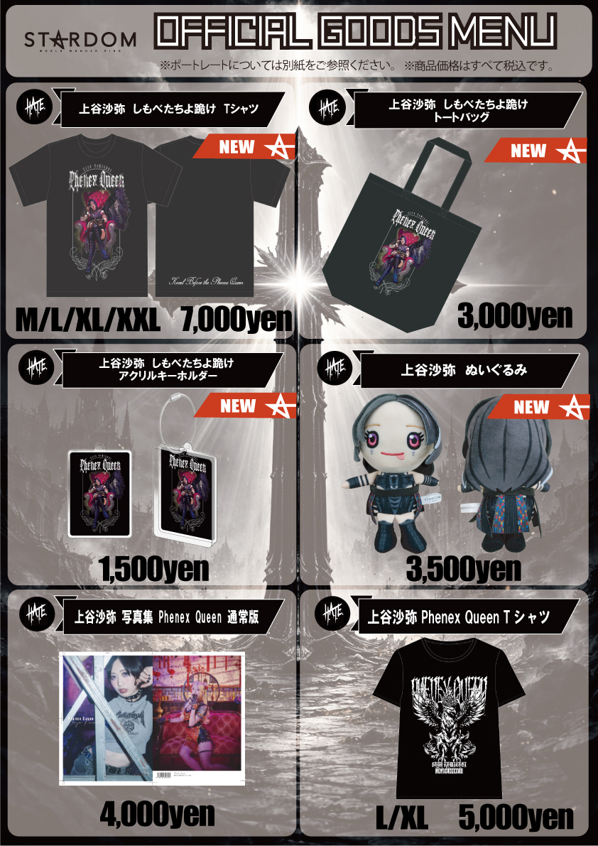 通常物販情報】12月29日（月）両国国技館大会グッズ情報＆先行物販情報