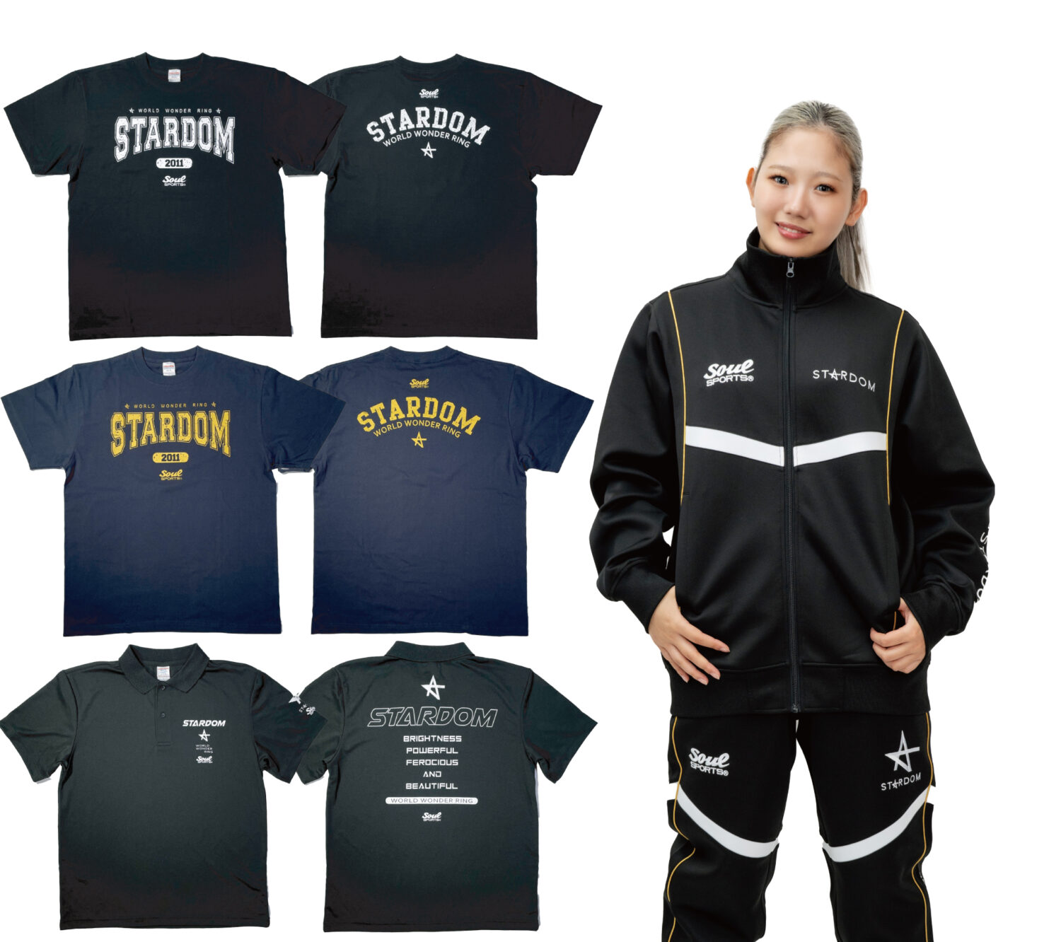STARDOM × SOUL SPORTS スポーツセットアップ 2023 STARDOM × SOUL SPORTS スポーツセットアップ 2026 | My STARDOM