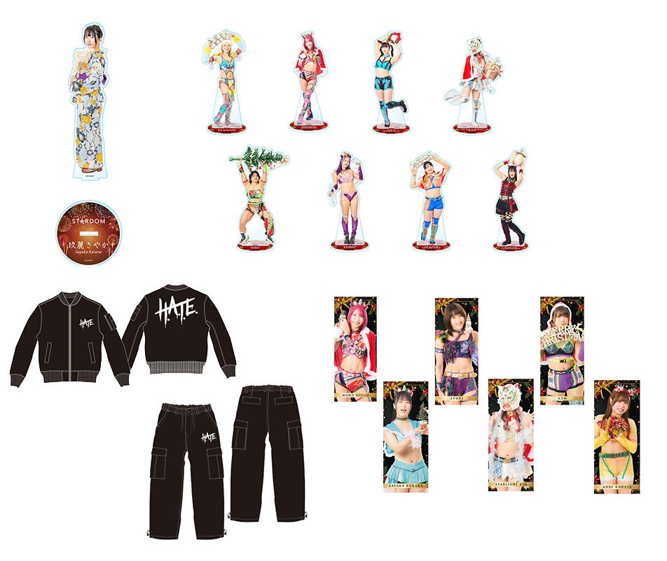 スターダム くじ BIGアクリルスタンドセット 玖麗さやか３点セット スターダム くじ BIGアクリルスタンドセット 玖麗さやか3点セット