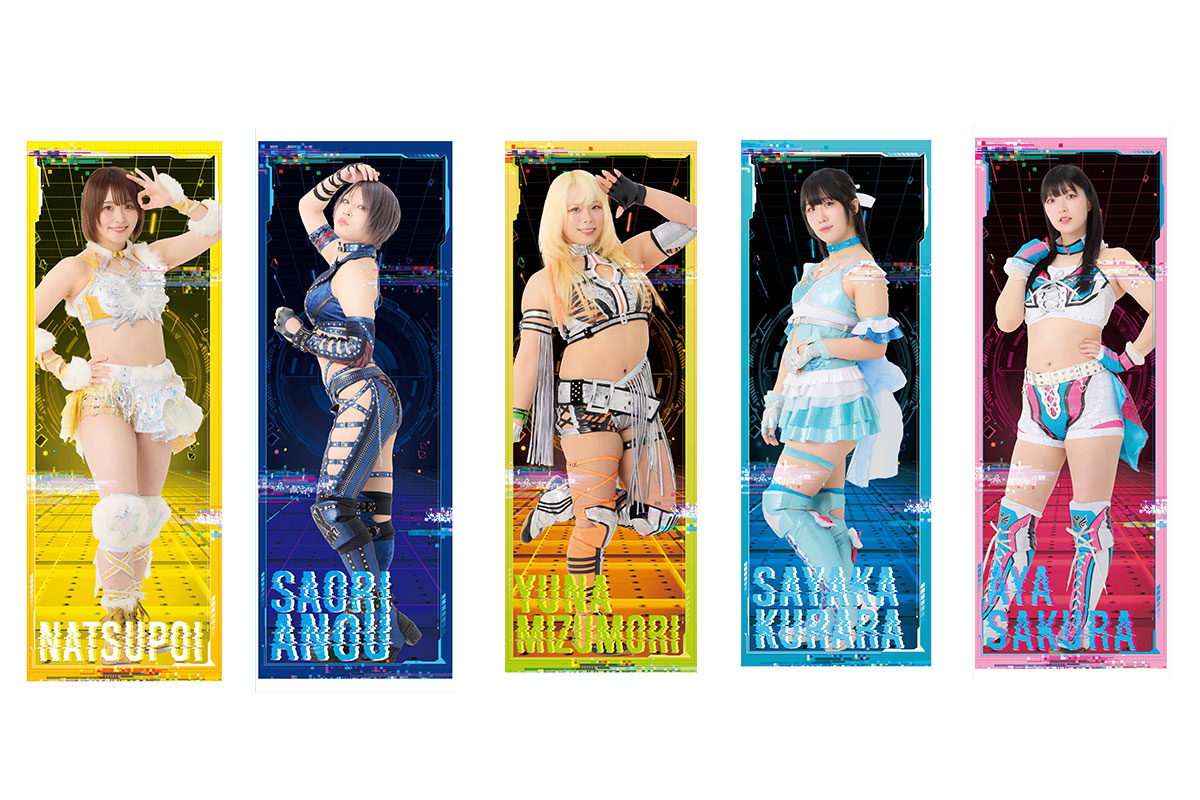 スターダム　AZM選手　2021等身大タペストリー 受注開始】『等身大タペストリー2026』が7月1日（水）18:00～受注開始