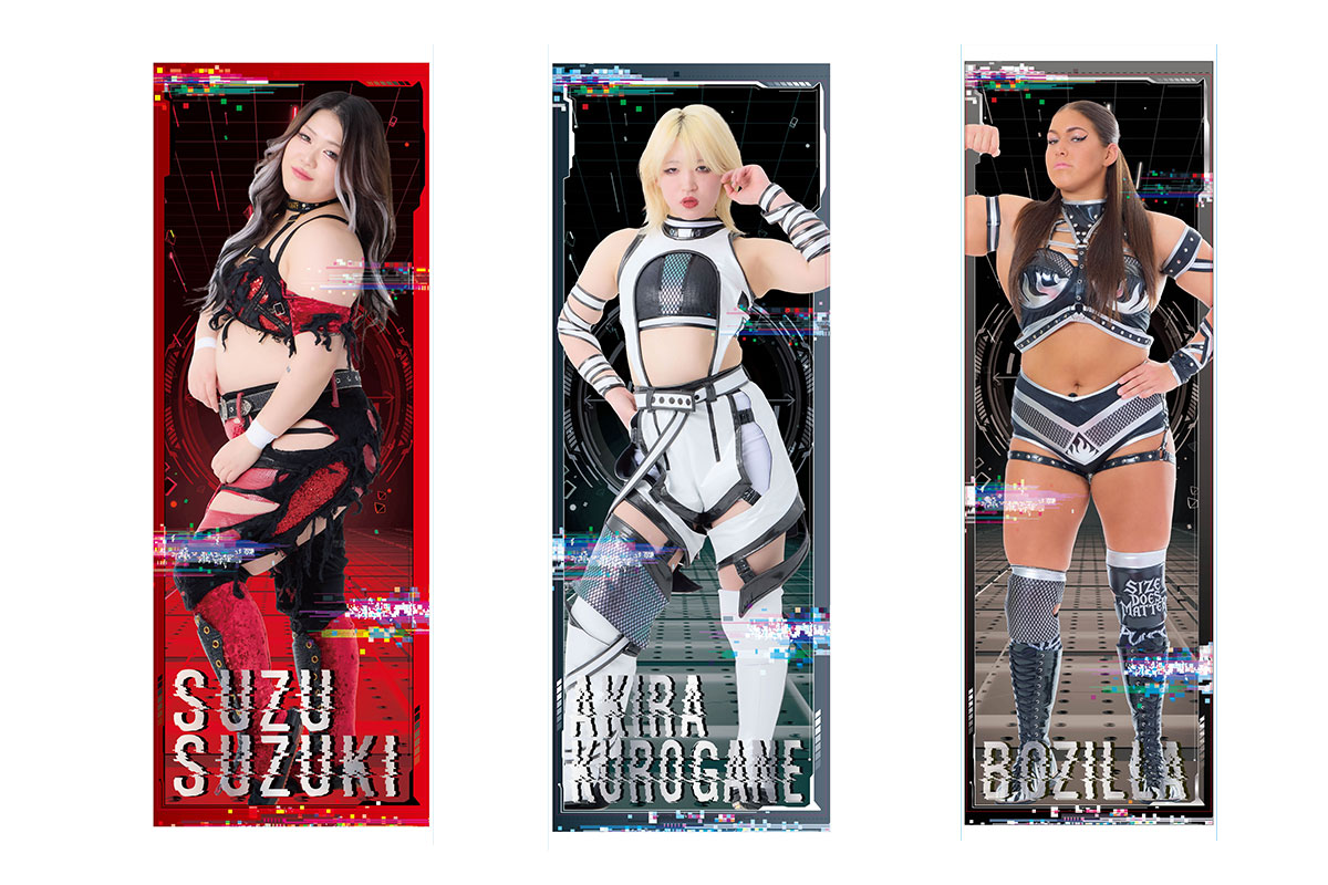 スターダム　AZM選手　2021等身大タペストリー 受注開始】『等身大タペストリー2026』が7月1日（水）18:00～受注開始